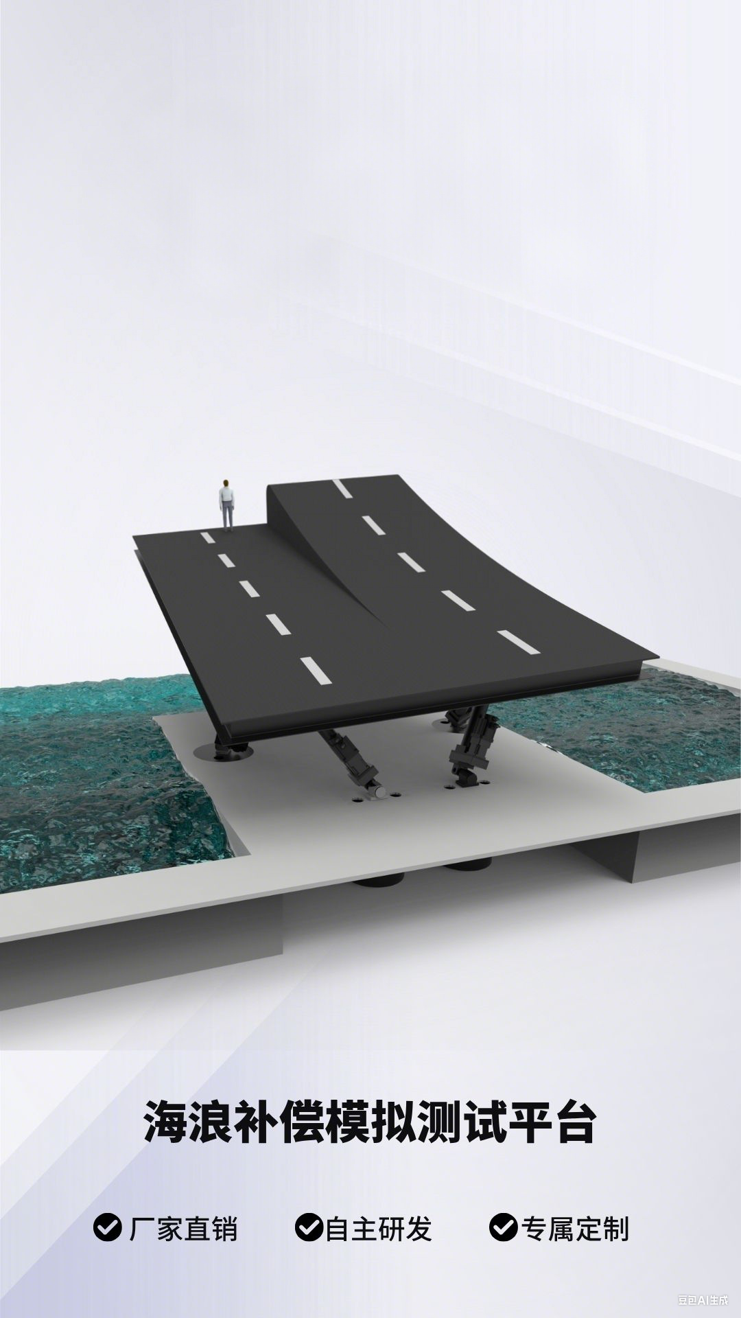 仿真海浪补偿船舶驾驶平台_海浪补偿模拟仿真实验设备定制