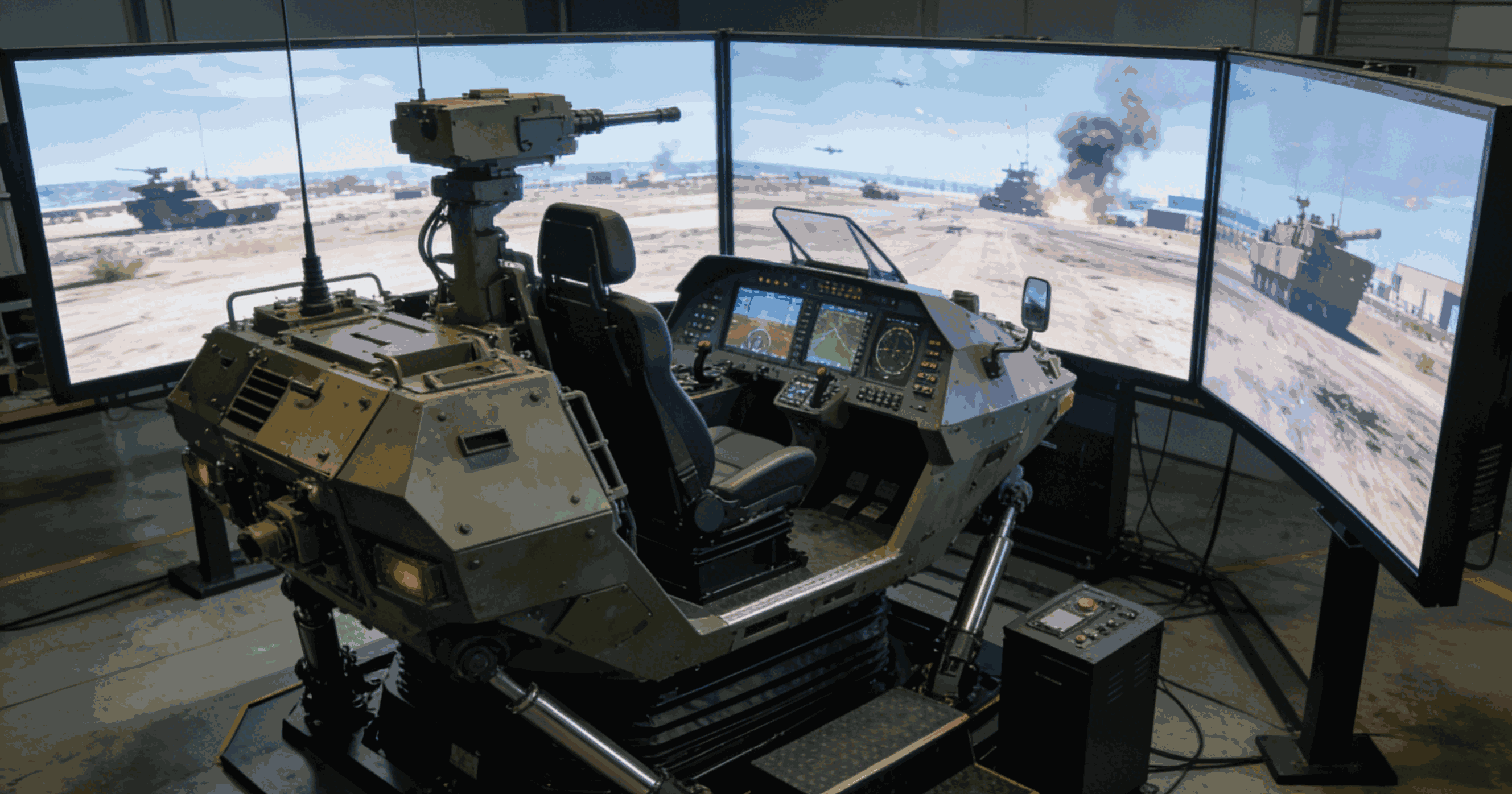 步战车驾驶和射击综合模拟器